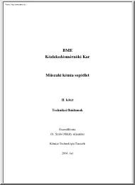 BME Dr. Szabó Mihály - Technikai