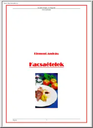 Klement András - Kacsaételek