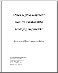 Mécs Anna - Kooperatív módszerek a