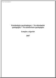 Pszichológia, neveléselmélet
