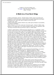 A Márki és a fura nevű hölgy
