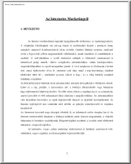 Az Internetes Marketingről