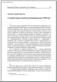 Antonela Capelle-Pogăcean - A romániai magyar kisebbség új önmeghatározásai 1989 után