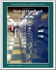 Anne Arundel County Public Schools, Student Handbook