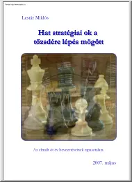 Lestár Miklós - Hat stratégiai ok a