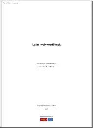 Odrobina László - Latin nyelv