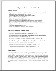 Deviance and Social Control