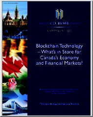 Koeppl-Kronick - Blockchain Technology, What is in Store for Canadas Economy and Financial Markets