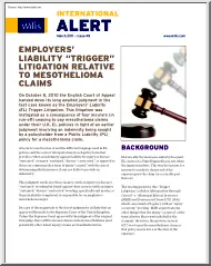 Employers Liability Trigger Litigation