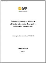 Matiz Jelena - E-learning tananyag