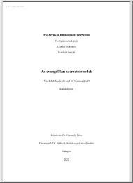 Dr. Csermely Péter - Az evangélikus