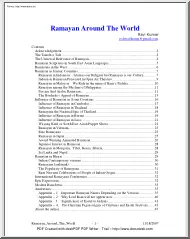 Ravi Kumar - Ramayan Around The World