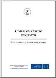 Cimbalomkészítő és javító, szakmaismertető információs mappa