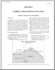 Geodesy and Datums in Navigation, The Basis of Cartography
