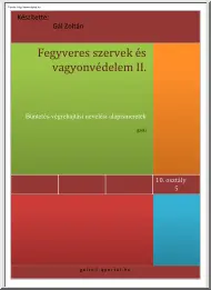 Gál Zoltán - Fegyveres szervek és