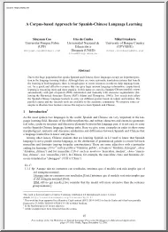 A Corpus-based Approach for Spanish-Chinese Language Learning