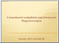 A temetkezési szolgáltatás jogi környezete Magyarországon