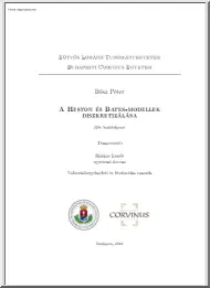 Bősz Péter - A Heston és Bates-modellek diszkretizálása