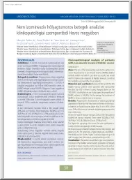 Nem izominvazív hólyagtumoros betegek analízise klinikopatológiai szempontból Heves megyében