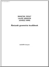 Bancsik-Lajos-Juhász - Ábrázoló geometria kezdőknek
