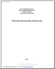 Műszaki mechanikai példatár, 2004