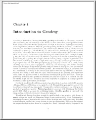 Introduction to Geodesy