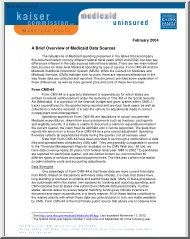 A Brief Overview of Medicaid Data Sources