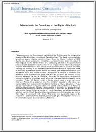 Submission to the Committee on the Rights of the Child