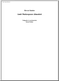 József Gábor - Amit Shakespeare