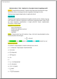 Lics Imre - Mechatronika tétel