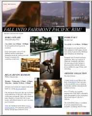 Fall into Fairmont Pacific Rim