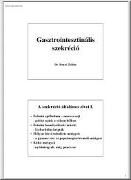 Dr. Benyó Zoltán - Gasztrointesztinális szekréció