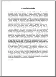 A dezinflációs politika