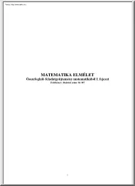 Összefoglaló feladatgyűjtemény