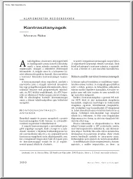 Morava Réka - Kontrasztanyagok