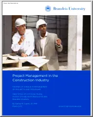 Denise M. Guérin - Project Management in the Construction Industry