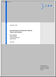 Anderberg-Rainer-Wadsworth - Unemployment and Domestic Violence, Theory and Evidence