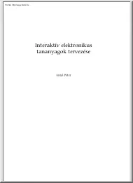 Antal-Tóth - Interaktív elektronikus tananyagok tervezése