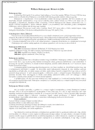 William Shakespeare - Rómeó és