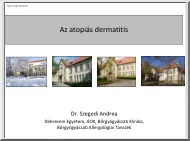Dr. Szegedi Andrea - Az atopiás