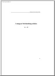 A magyar börtönszleng szótára