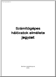 Barhács Oktatóközpont - Számítógépes hálózatok elmélete