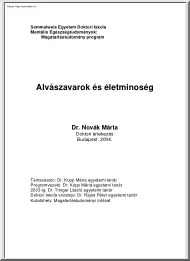 Dr. Novák Márta - Alvászavarok és