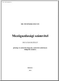 Dr. Musinszki Zoltán - Mezőgazdasági