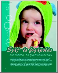 Száj és fogápolás csecsemő és
