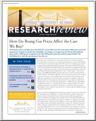 How Do Rising Gas Prices Affect the