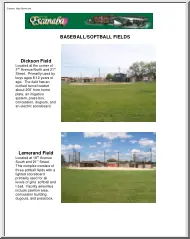 Baseball, Softball Fields, City of Escanaba