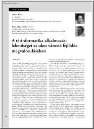 A térinformatika alkalmazási lehetőségei az okos várossá fejlődés megvalósításában