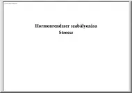 Hormonrendszer szabályozása, Stressz