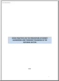 Good Practices on the Prevention of
